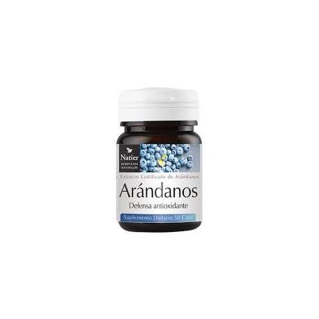 ARANDANOS CONCENTRADOS X 50 CAPS NATIER