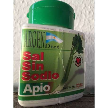 SAL SIN SODIO CON APIO X 70 GR ARGENDIET