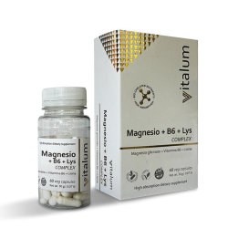 MAGNESIO + B6 + LISINA COMPLEX X 60 CAPS VITALUM