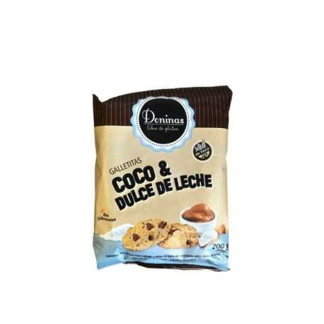 GALLETITAS COCO Y DULCE DE LECHE X 200 GR DONINAS
