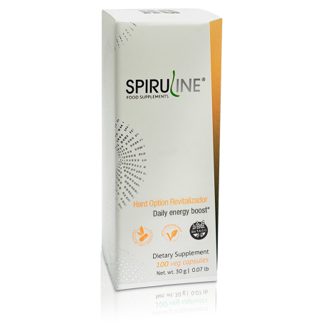 SPIRULINE HARD OPTION REVITALIZADOR X 100 CAPS SPIRULINE