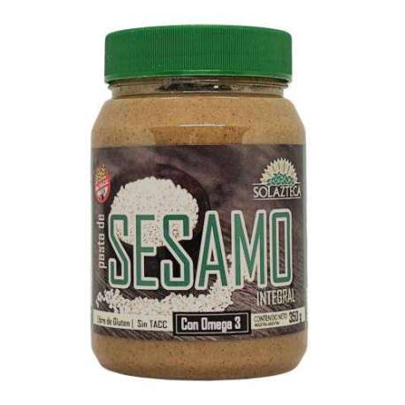 PASTA SESAMO INTEGRAL X 350 GR SOL AZTECA