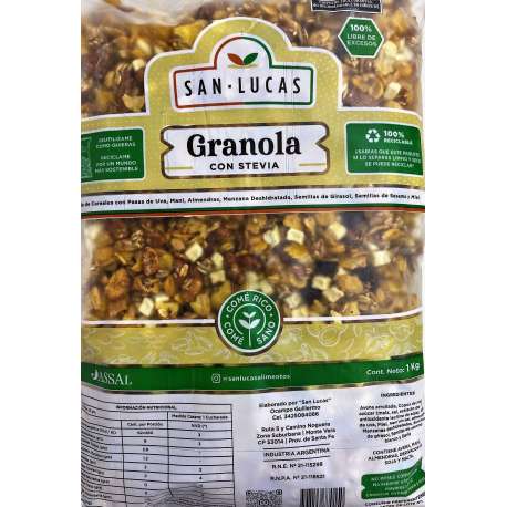 GRANOLA CON STEVIA X KG SAN LUCAS