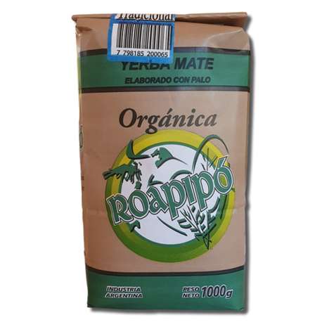 YERBA MATE TRADICIONAL ORGANICA ROAPIPO