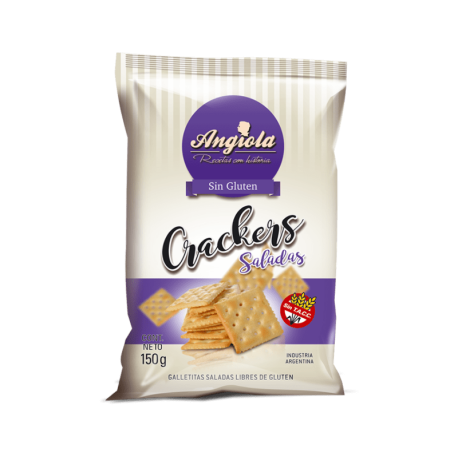 GALLETITAS CRACKERS SALADAS X 150 GR ANGIOLA