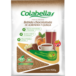 BEBIDA CHOCOLATADA DE ALMENDRA Y QUINOA X 100 GR. COLABELLA