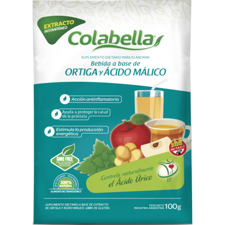 BEBIDA A BASE DE ORTIGA Y ÀCIDO MÀLICO COLABELLA