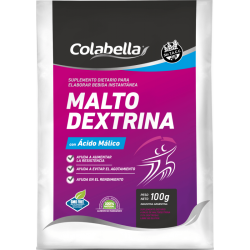 BEBIDA MALTODEXTRINA Y ACIDO MALICO X 100 GR. COLABELLA