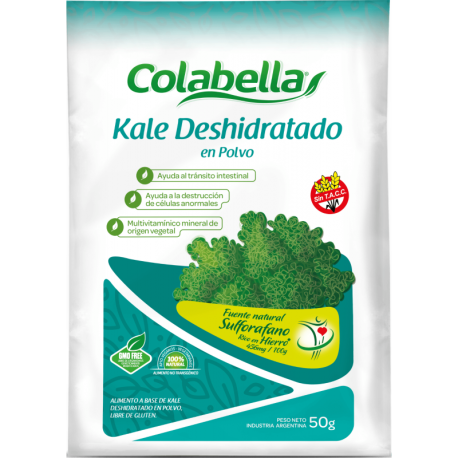 KALE DESHIDRATADO POLVO X 50 GRS. COLABELLA