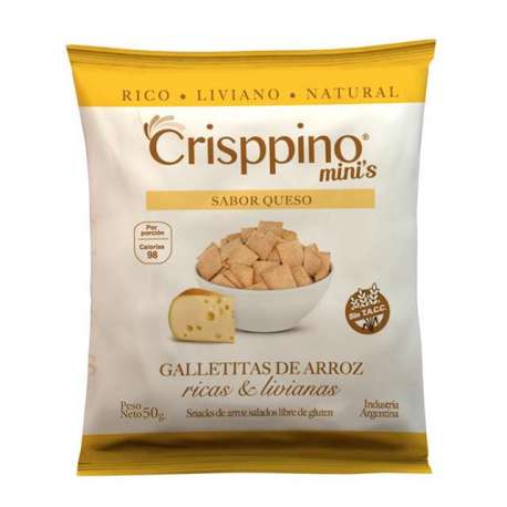 GALLETA DE ARROZ SABOR QUESO CRISSPINO