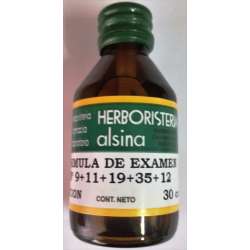 FLOR DE BACH FORMULA DE EXAMEN X 30 CC. HERBORISTERIA ALSINA