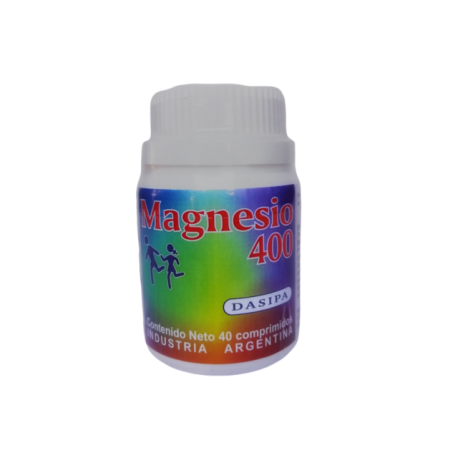 MAGNESIO 400 MG X 40 COMP DASIPÁ
