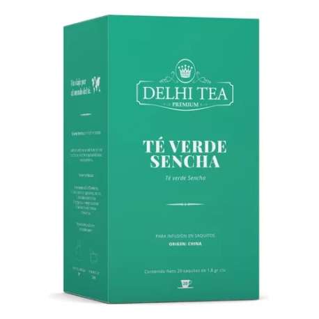 TE VERDE SENCHA X 20 SAQ. DELHI TEA-DROGUERIA ARGENTINA