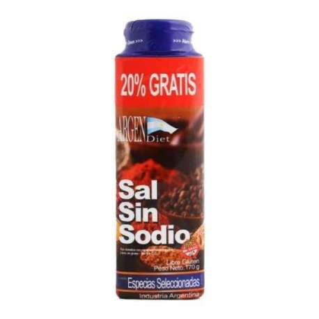 SAL SIN SODIO CON ESPECIES X 170 GRS. ARGENDIET