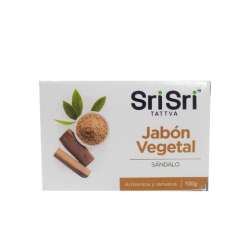 JABON VEGETAL SANDALO X 100 GR. SRI SRI TATTVA-AYURVEDA