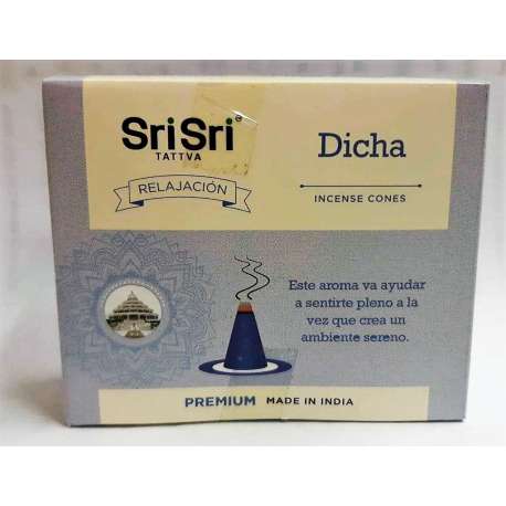 SAHUMERIO PREMIUM DICHA CONOS X 25 GR SRI SRI TATTVA