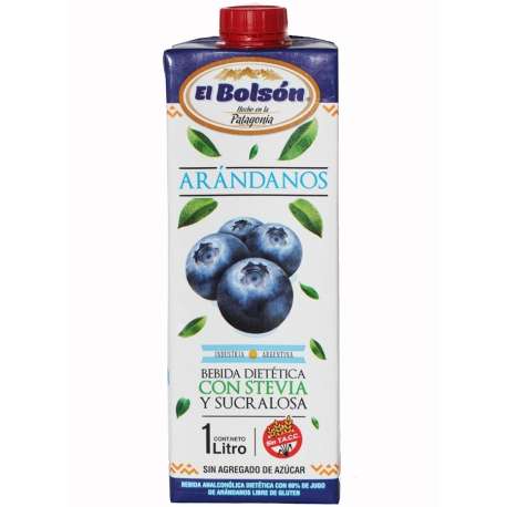 JUGO DE ARANDANO CON STEVIA Y SUCRALOSA  MICO - EL BOLSON