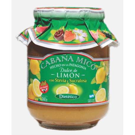 DULCE DE LIMON C/STEVIA Y SUCRALOSA CABAÑA MICO