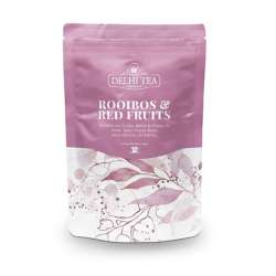 TE ROOIBOS RED FRUITS X 40 GRS DELHI TEA DOY PACK DROGUERIA ARGENTINA