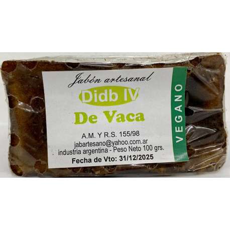 JABON DE VACA X 100 GR