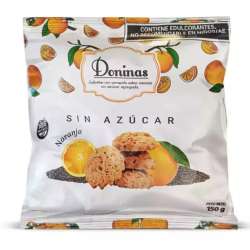 GALLETITAS NARANJA SIN AZUCAR X 150 GR. DONINAS