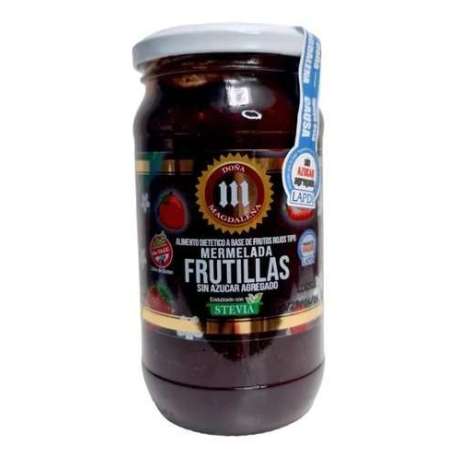 MERMELADA FRUTILLA CON STEVIA X 400 GRS. DONA MAGDALENA