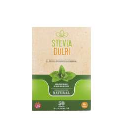 EDULCORANTE STEVIA NATURAL X 50 SOBRES. DULRI