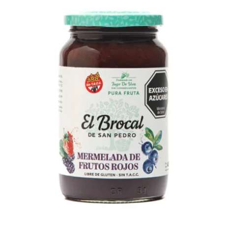 MERMELADA DE FRUTOS ROJOS LIGHT X 400 GR  EL BROCAL