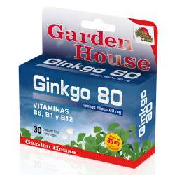 GINKGO BILOBA 80 MG X 30 COMP. GARDEN HOUSE