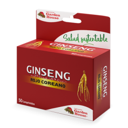 GINSENG ROJO COREANO X 50 COMP. GARDEN HOUSE