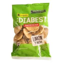 DIABEST LIMON Y AVENA S/AZUCAR X 200 GR INTEGRALIA