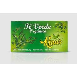 TE VERDE ORGANICO X 25 SAQ. KRAUS