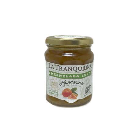 MERMELADA DE MANDARINA LIGHT X 330 GRS. LA TRANQUILINA