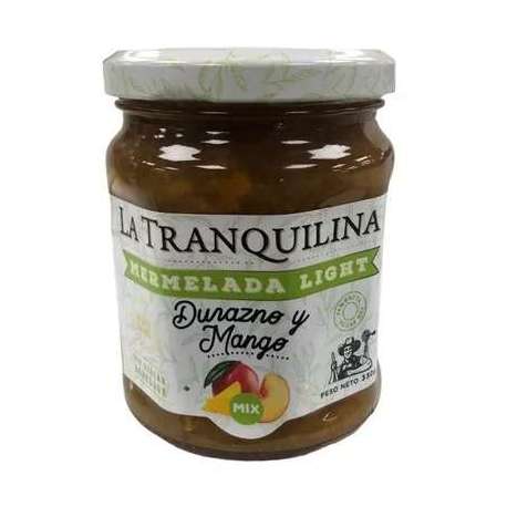 MERMELADA DE DURAZNO Y MANGO LIGHT X 330 GRS LA TRANQUILINA