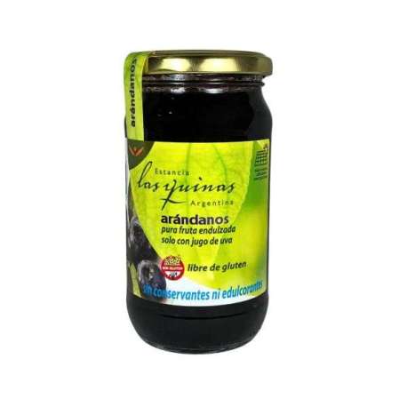 MERMELADA ARANDANOS ORGANICA S/AZUCAR X 420 GR LAS QUINAS