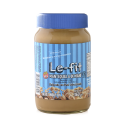 MANTEQUILLA DE MANI NATURAL X 360 GR. LE FIT