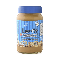 MANTEQUILLA DE MANI CON VAINILLA X 360 GR. LE FIT