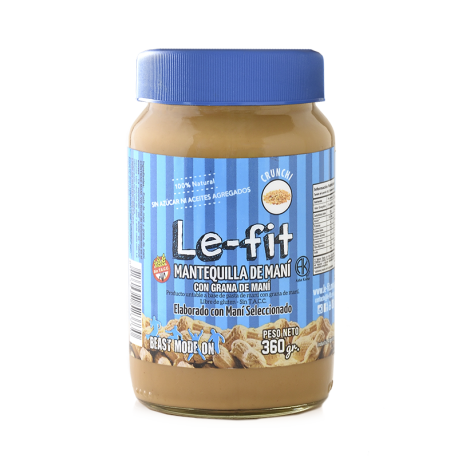 MANTEQUILLA DE MANI CRUNCHI X 380 GR