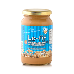 MANTEQUILLA DE MANI CON COOKIES AND CREAM X 380 GR LE-FIT