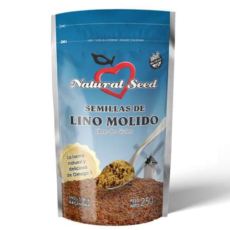 LINO MOLIDO (OMEGA 3 / FIBRAS) NATURAL SEED