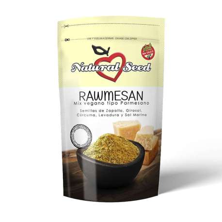 RAWMESAN QUESO VEGANO TIPO PARMESANO NATURAL SEED