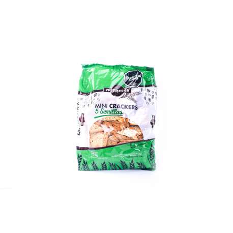 MINI CRACKERS 5 SEMILLAS X 250 GR NUTRESAN