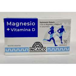 MAGNESIO  + VIT. D X 30 COMPRIMIDOS YUYO INCAICO