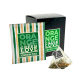 TE HEBRAS ORANGE GREEN LOVE (GREEN TEA) X 10 SAQ. INTI ZEN