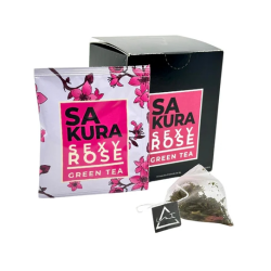 TE HEBRAS SAKURA SEXY ROSE (GREEN TEA) X 10 SAQ. INTI ZEN