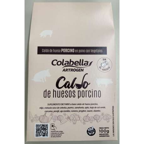 ARTROGEN CALDO DE HUESOS PORCINO EN POLVO X 100 GR. COLABELLA