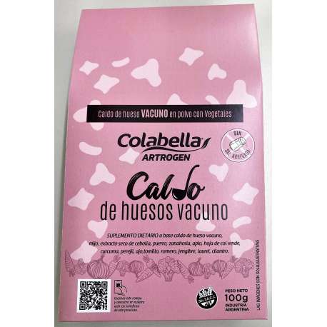 ARTROGEN CALDO DE HUESOS VACUNO POLVO X 100 GR. COLABELLA