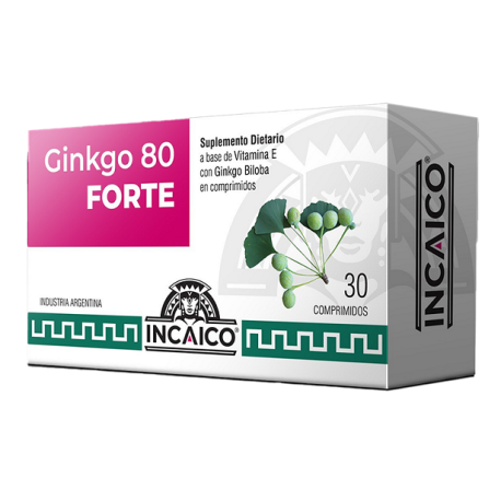 GINGKO BILOBA + VIT. E X 30 COMP. YUYO INCAICO