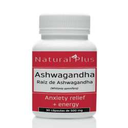 ASHWAGANDHA X 30 CAPS. NATURAL PLUS