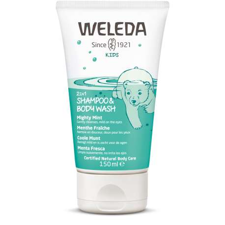 CHAMPU Y GEL 2 EN 1 MENTA FRESCA X 150 ML WELEDA